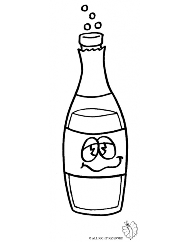 660x847 Print Wine Bottle For Coloring