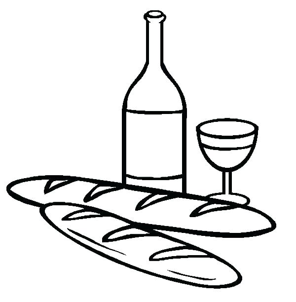 600x612 Wine Bottle Coloring Pages Bottle Colouring Free Pages Bottle