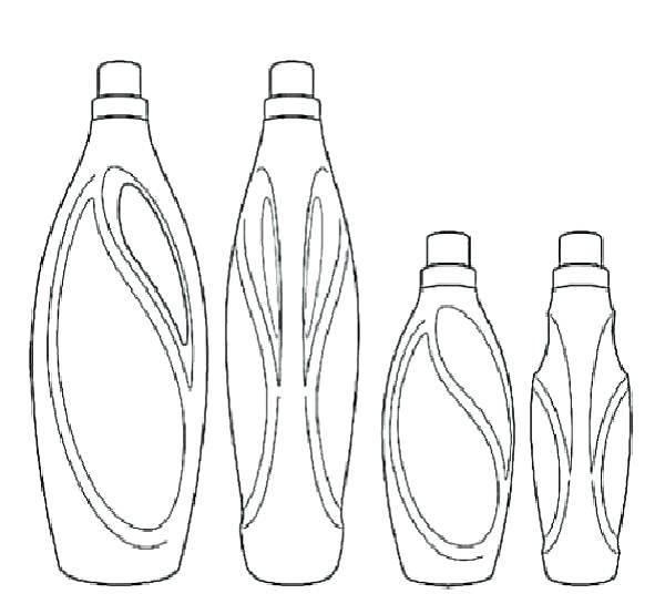 600x536 Water Bottle Coloring Page