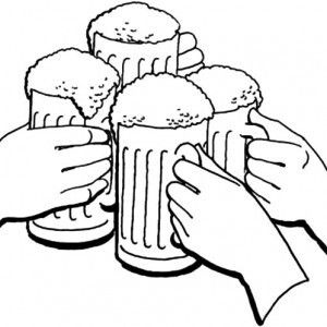 300x300 Beer Coloring Pages Color Bros