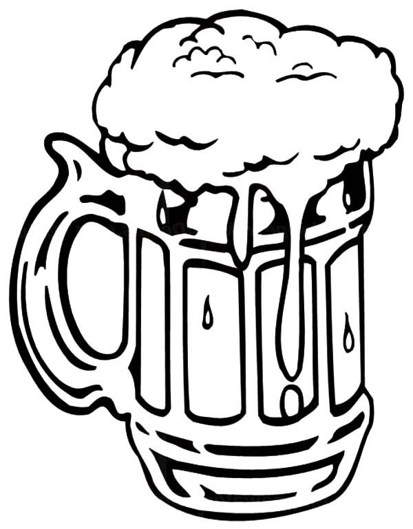 600x769 Foaming Beer Mug Coloring Pages 600x769.jpg Gifts