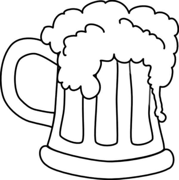 600x602 Beer Coloring Pages 600x602.jpg To Print