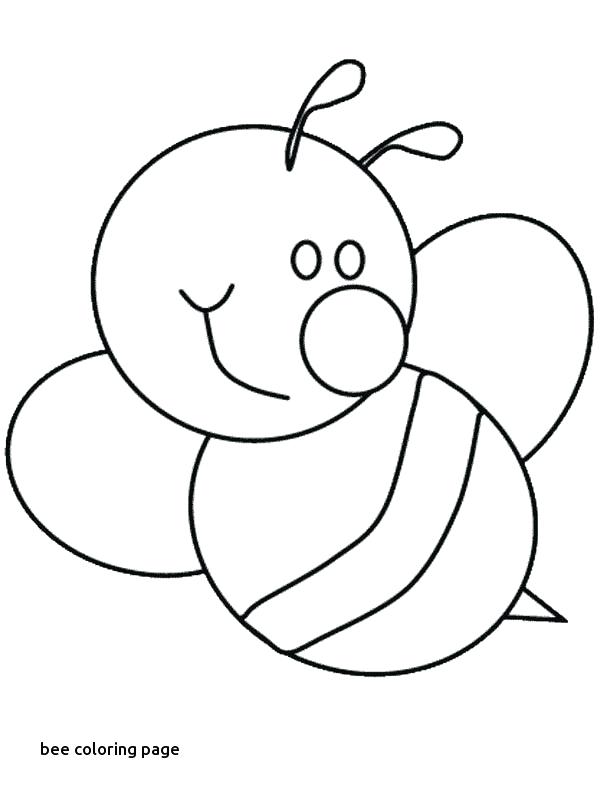 600x800 Coloring Page Bee Bee Coloring Page Bee Colouring Pages