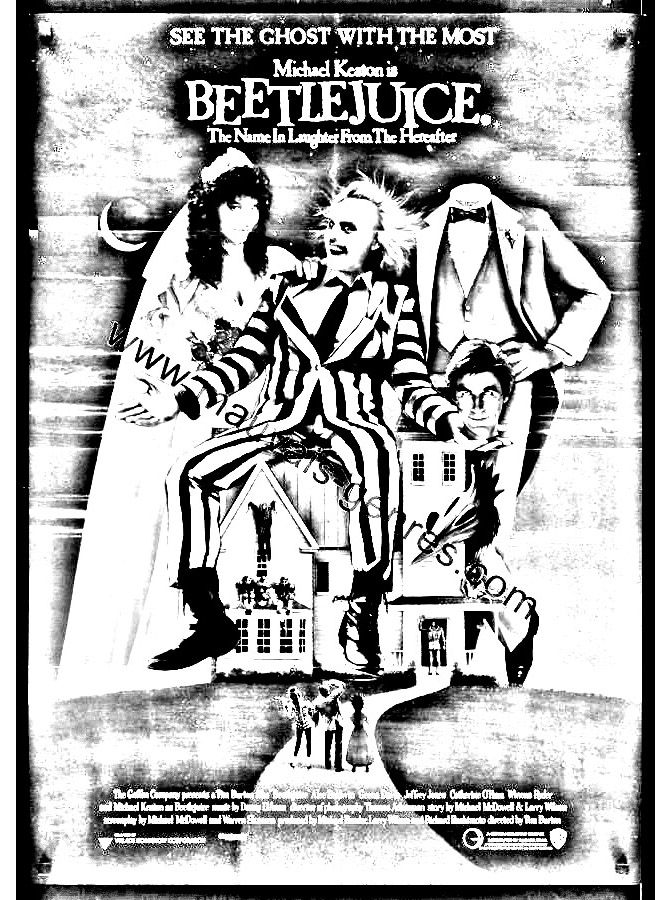 670x900 Free Coloring Page Coloring Movie Beetlejuice. Tim Burton'S