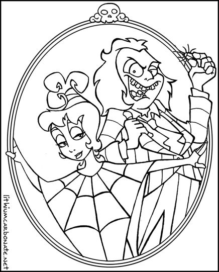 436x541 Beetlejuice Tim Burton's World Beetlejuice, Stamps