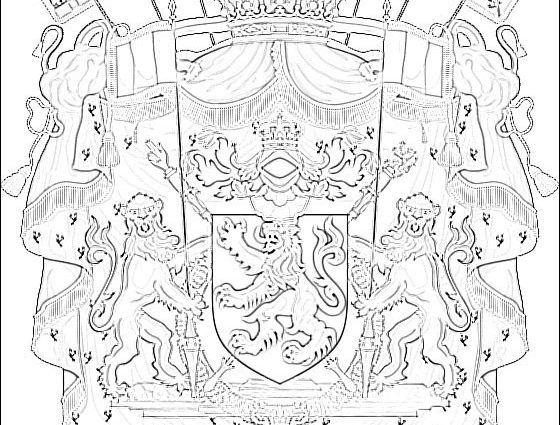 560x425 Belgium Coloring Pages Belgium Coat Of Arms Coloring Page Coloring