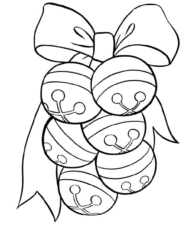 650x796 Christmas Bell Coloring Pages Bell Coloring 1 Christmas Bell