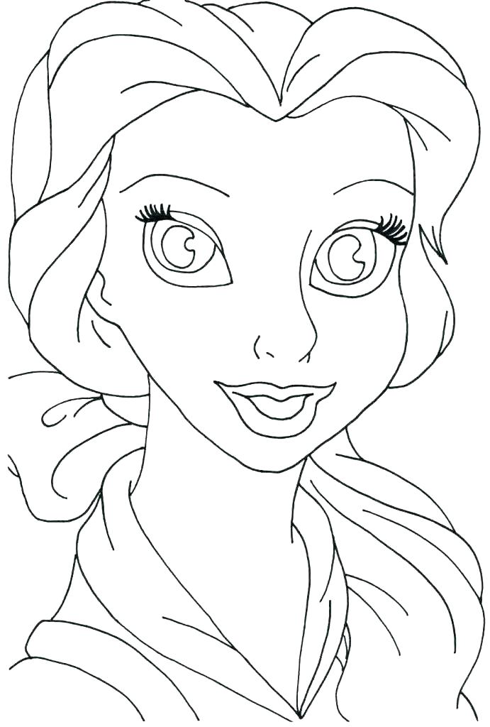 691x1024 Princess Belle Coloring Pages Or Belle Coloring Pages Belle
