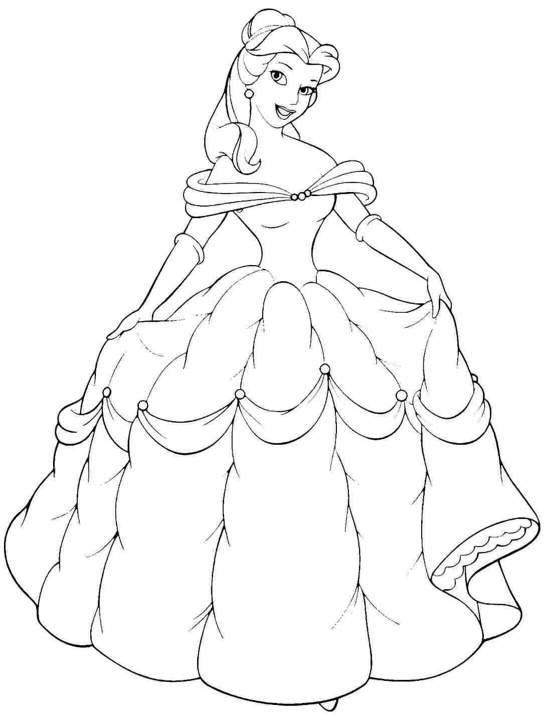 1089x1432 Belle Coloring Pages To Print Coloring Pages