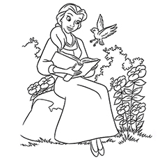 230x230 Top 10 Free Printable Beauty And The Beast Coloring Pages Online