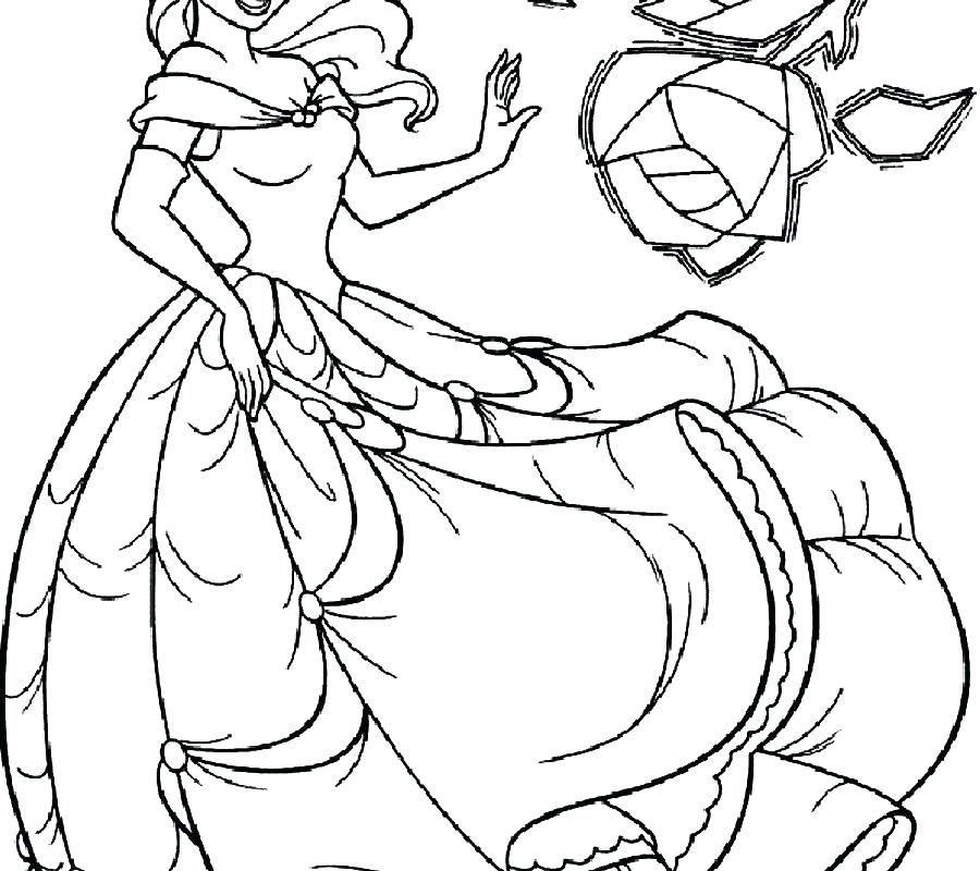 900x800 Bella Coloring Pages Belle Coloring Pages Easy For Kids Free