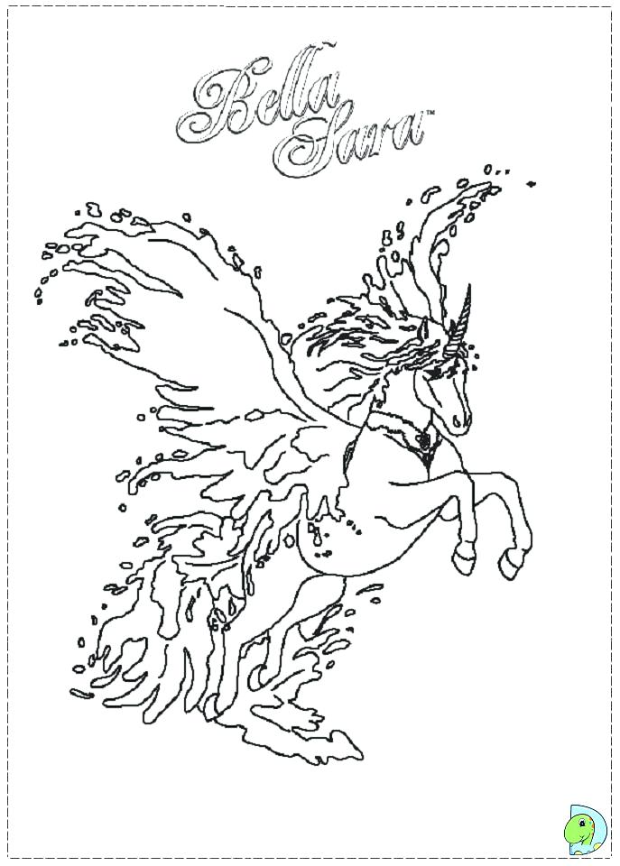 687x960 Bella Sara Coloring Pages To Print Page Fuhrer Von