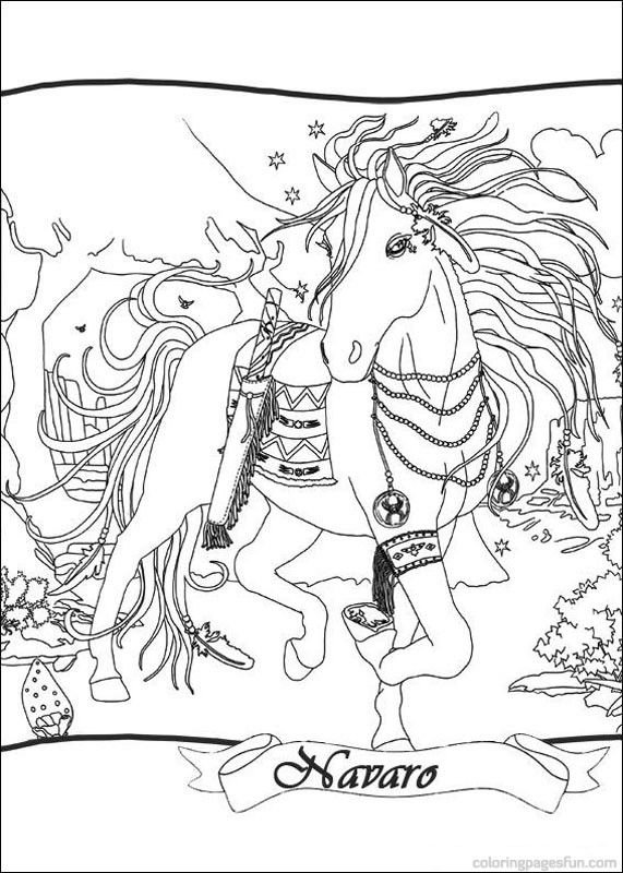 571x800 Bella Sara The Magical Horse Coloring Pages 1 Horse Coloring