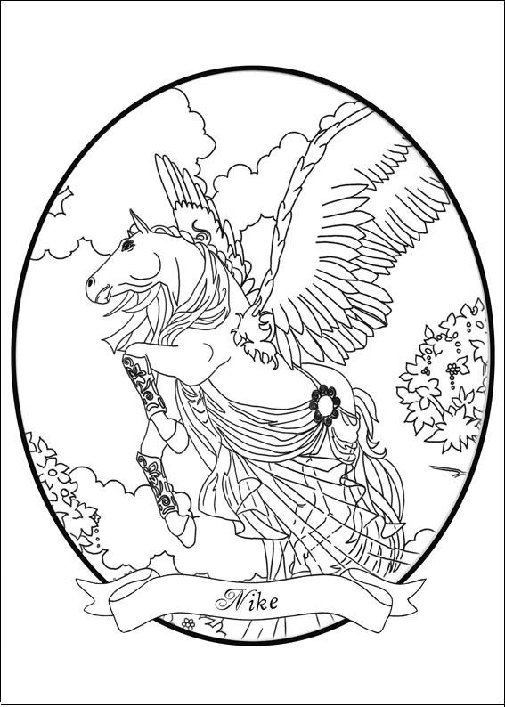 567x794 Bella Sara Coloring Page 5