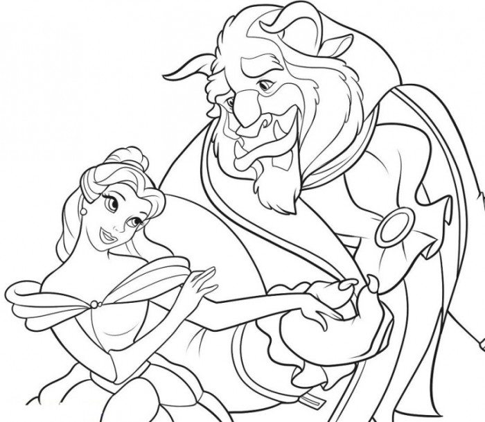 700x609 Beauty Belle Coloring Page And The Beast Pages Of On Free Belle