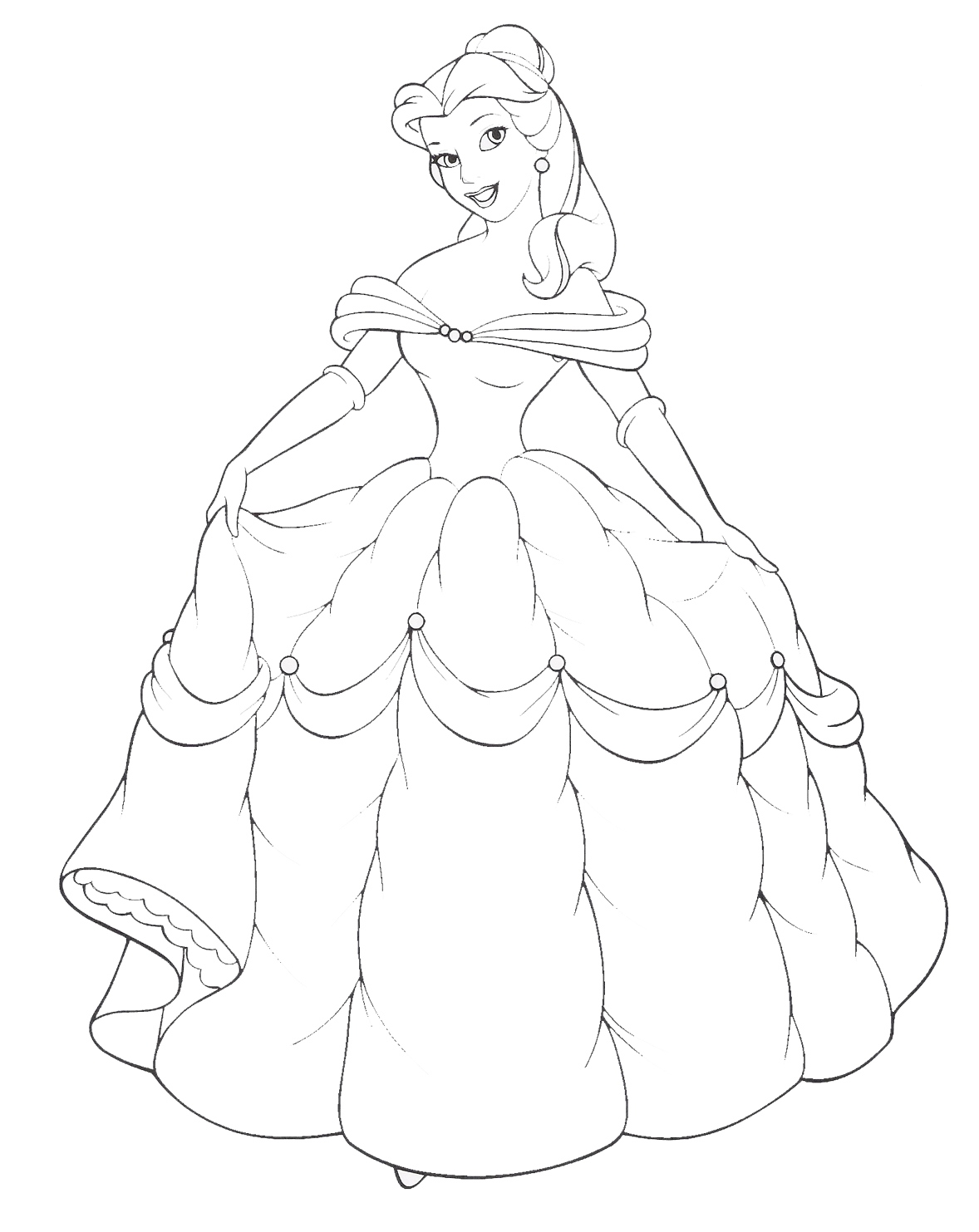 1178x1483 Belle Coloring Pages Beautiful Free Printable Bell Coloring Pages
