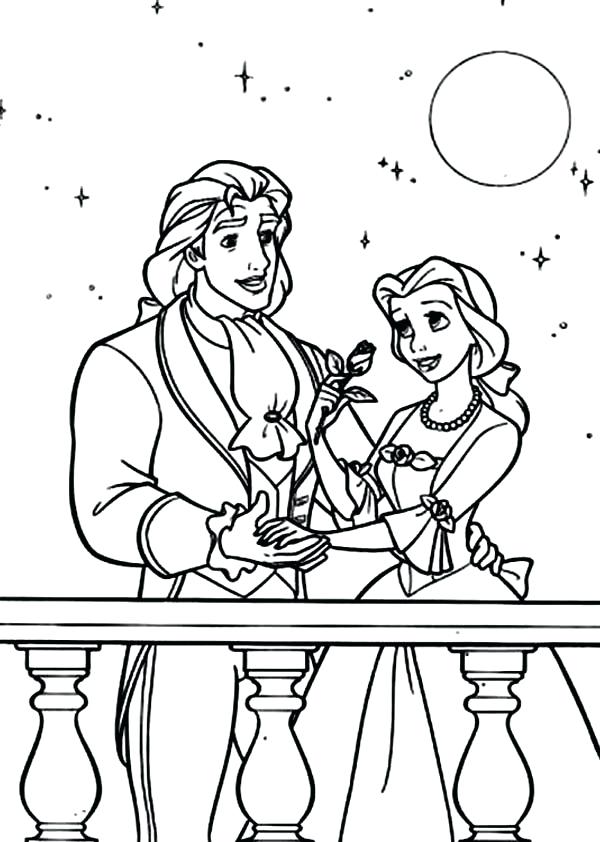 600x842 Belle Coloring Sheets Princess Belle Beauty And The Beast Coloring