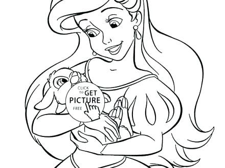 440x330 Printable Coloring Pages Princess Disney Princess Belle Coloring