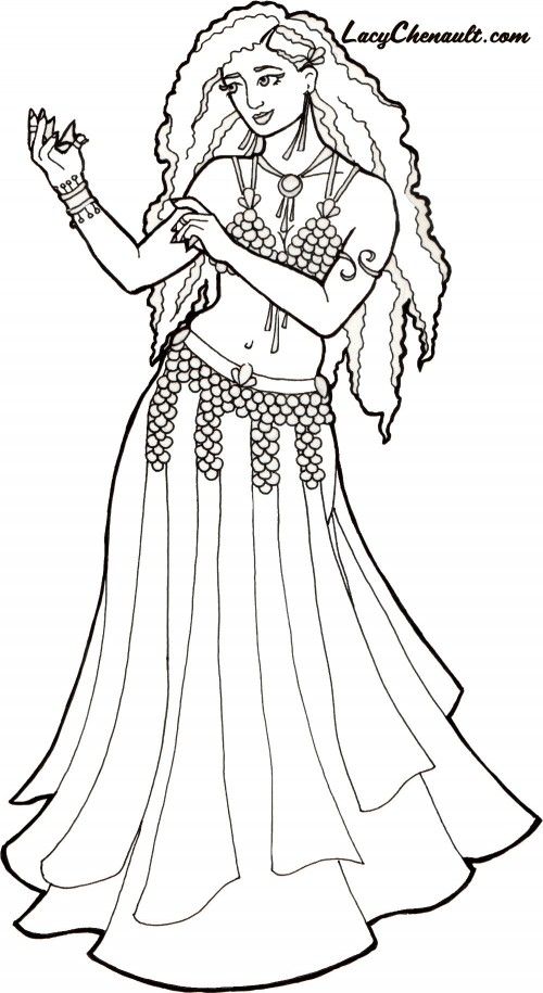 500x915 Dancer Paper Doll