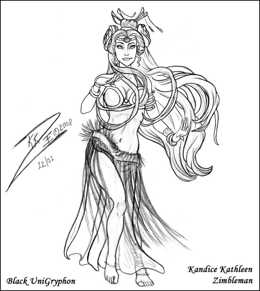 845x945 Belly Dancers Coloring Pages Tribal Belly Dancer 01 Cleaned By