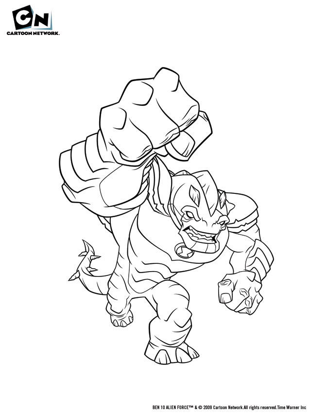 636x850 Ben 10 Alien Force Para Colorear