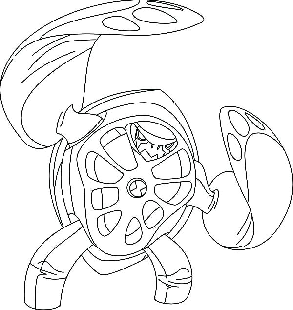 600x635 Ben Ten Coloring Pages Coloring Page Alien Force Coloring Pages