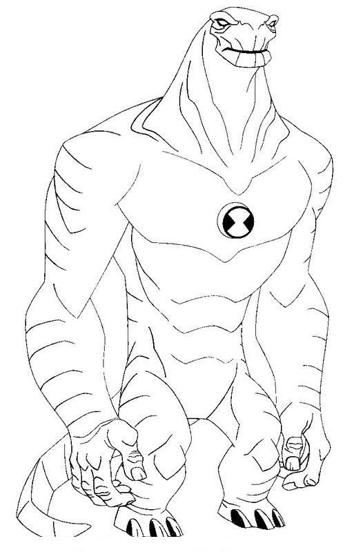 526x800 Ben 10 Alien Force Coloring Pages
