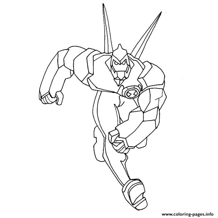 760x760 Print Ben 10 Alien Force Glacial Coloring Pages Lego Marvel