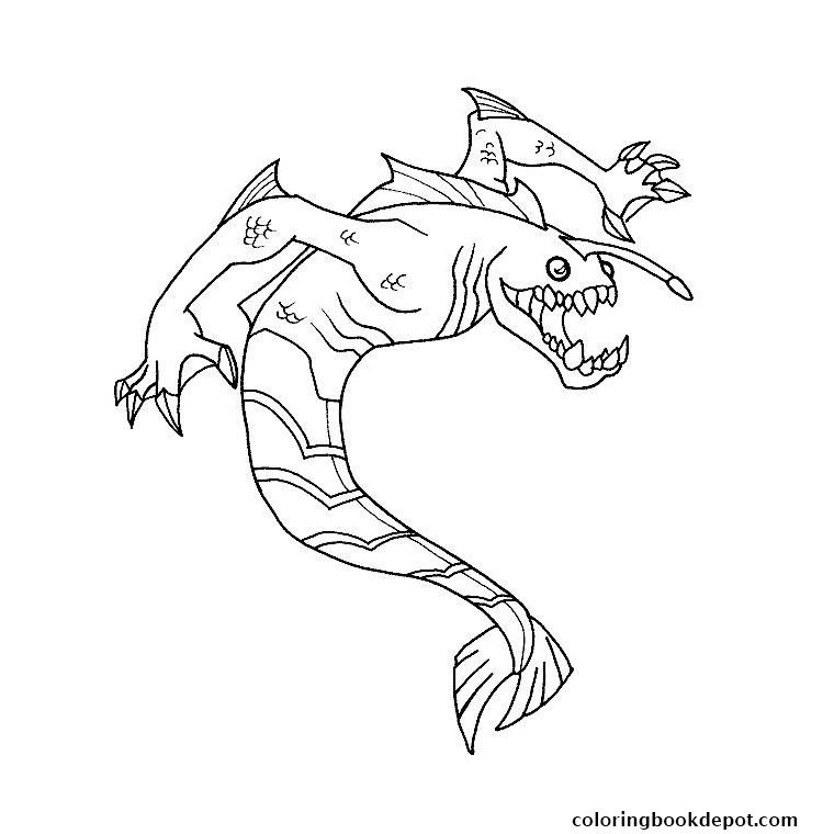 760x760 Ben 10 Alien Force Alien X Coloring Pages