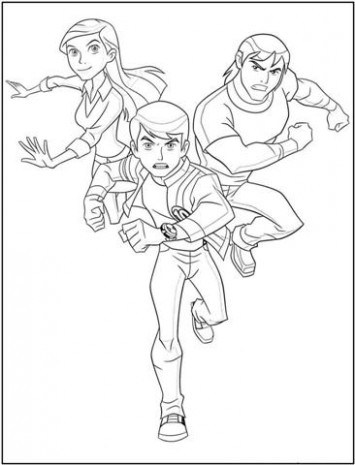 355x465 Ben 10 Alien Force Coloring Pages Learn To Coloring