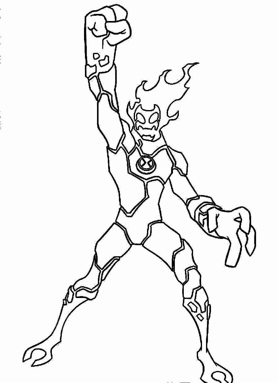 Ben 10 Coloring Pages