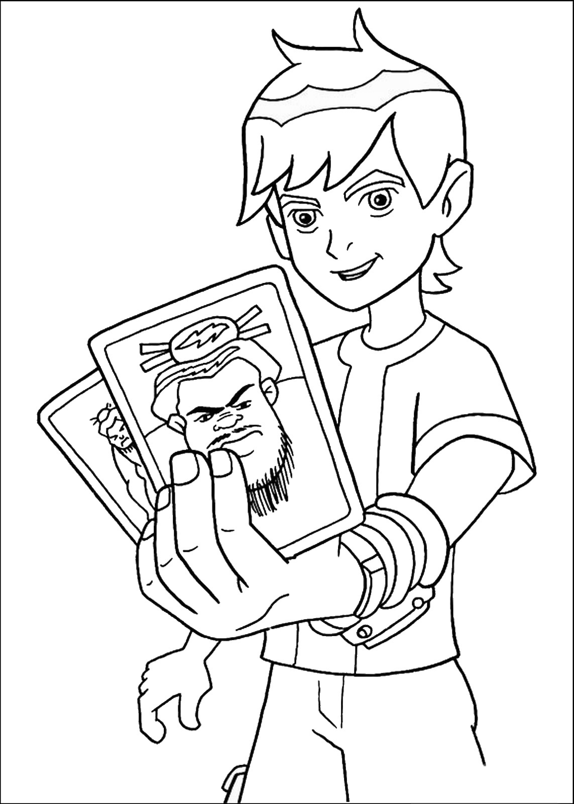 1143x1600 Ben 10 Coloring Pages
