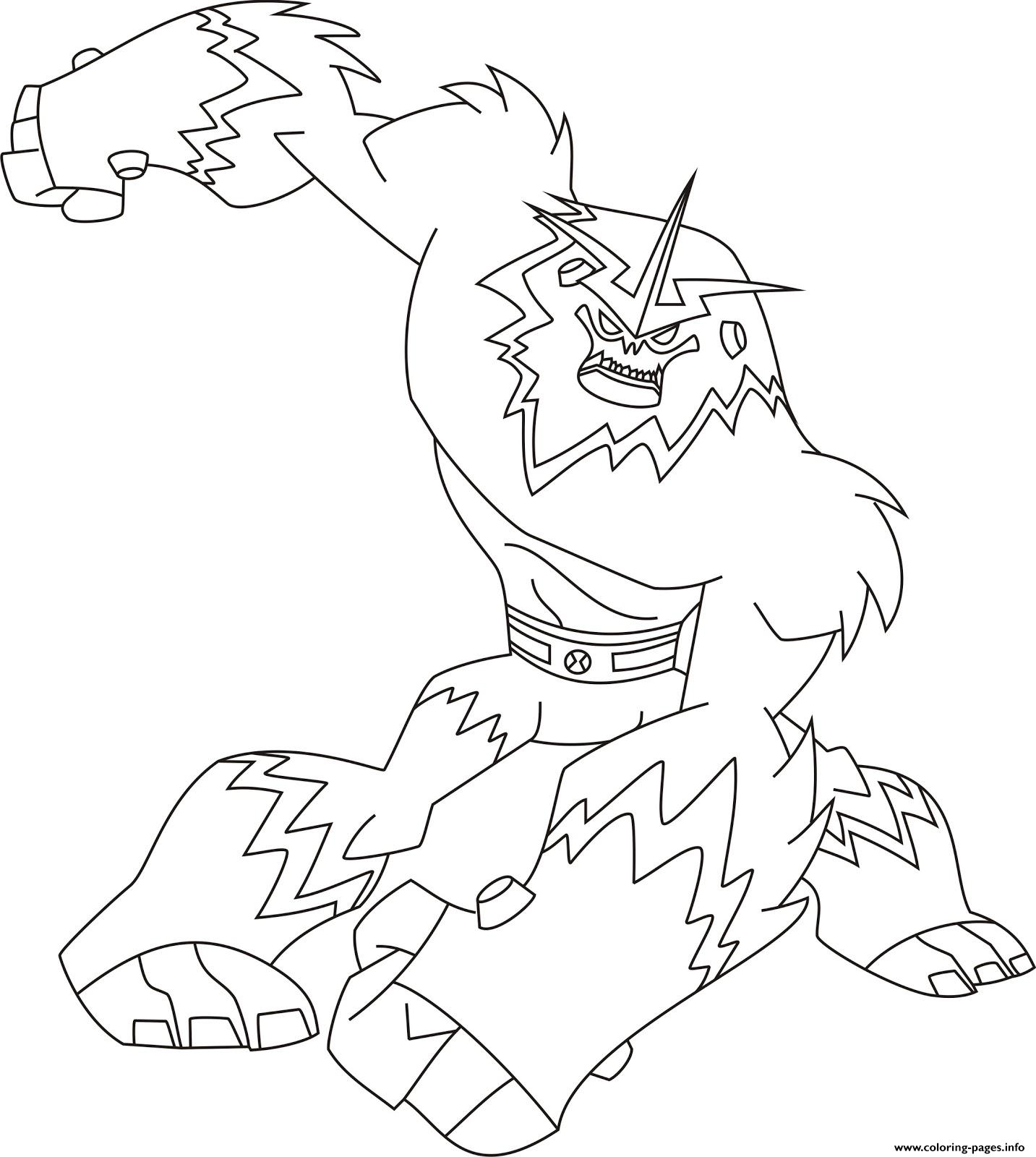 1433x1600 Dessin Ben 10 69 Coloring Pages Printable