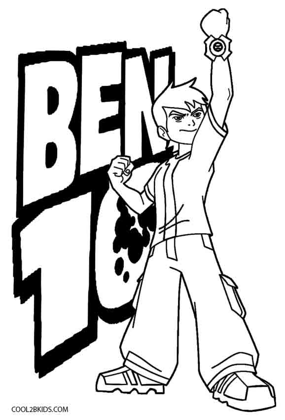 578x850 Printable Ben Ten Coloring Pages For Kids Cool2bkids