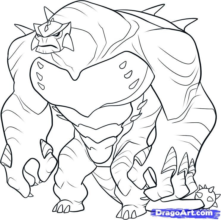 743x739 Ben 10 Coloring Pages Online Ben 10 Ultimate Alien Coloring Pages