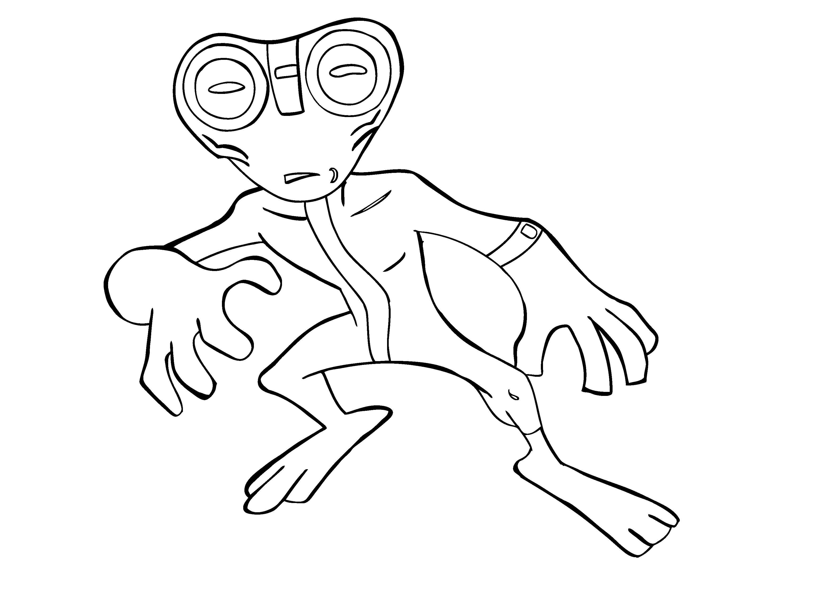 3508x2554 Ben 10 Aliens Coloring Pages Printable