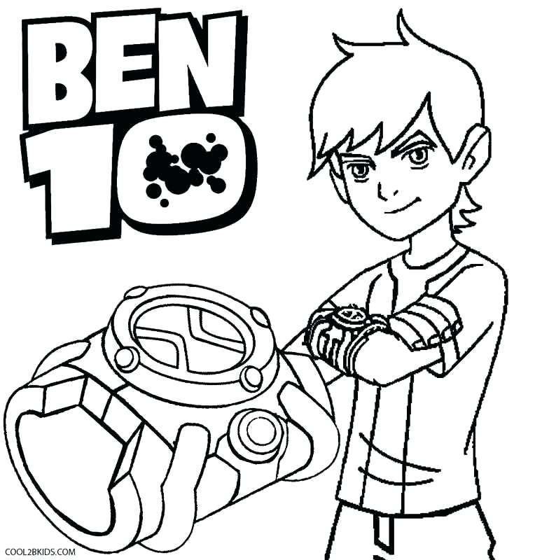 764x800 Ben 10 Coloring Page Ten Coloring Pages Printable Ten Coloring