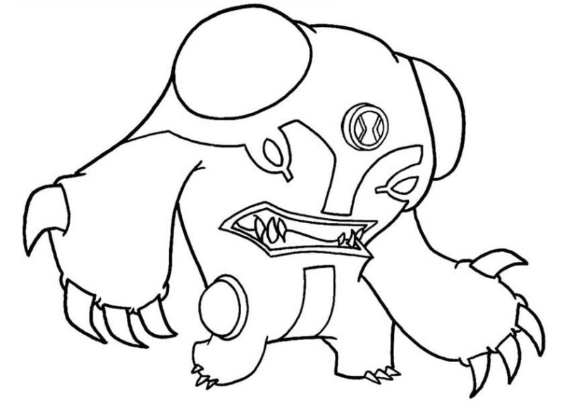 800x571 Ben 10 Colouring Pages 14 Coloringpagehub