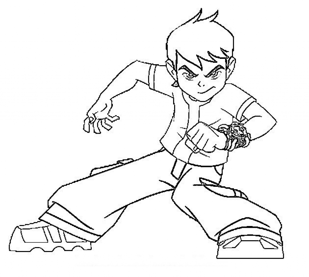 1024x918 Ben 10 Printable Coloring Pages