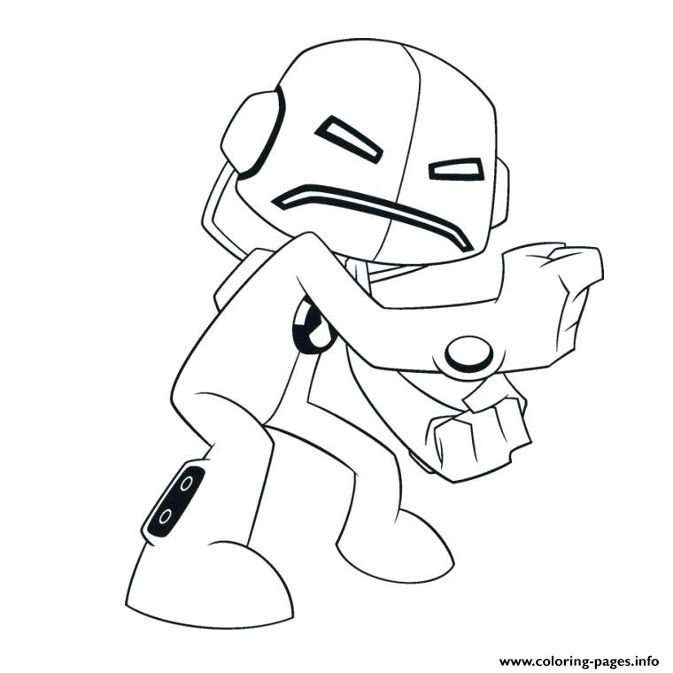 760x760 Ben 10 Quad Coloring Pages Printable