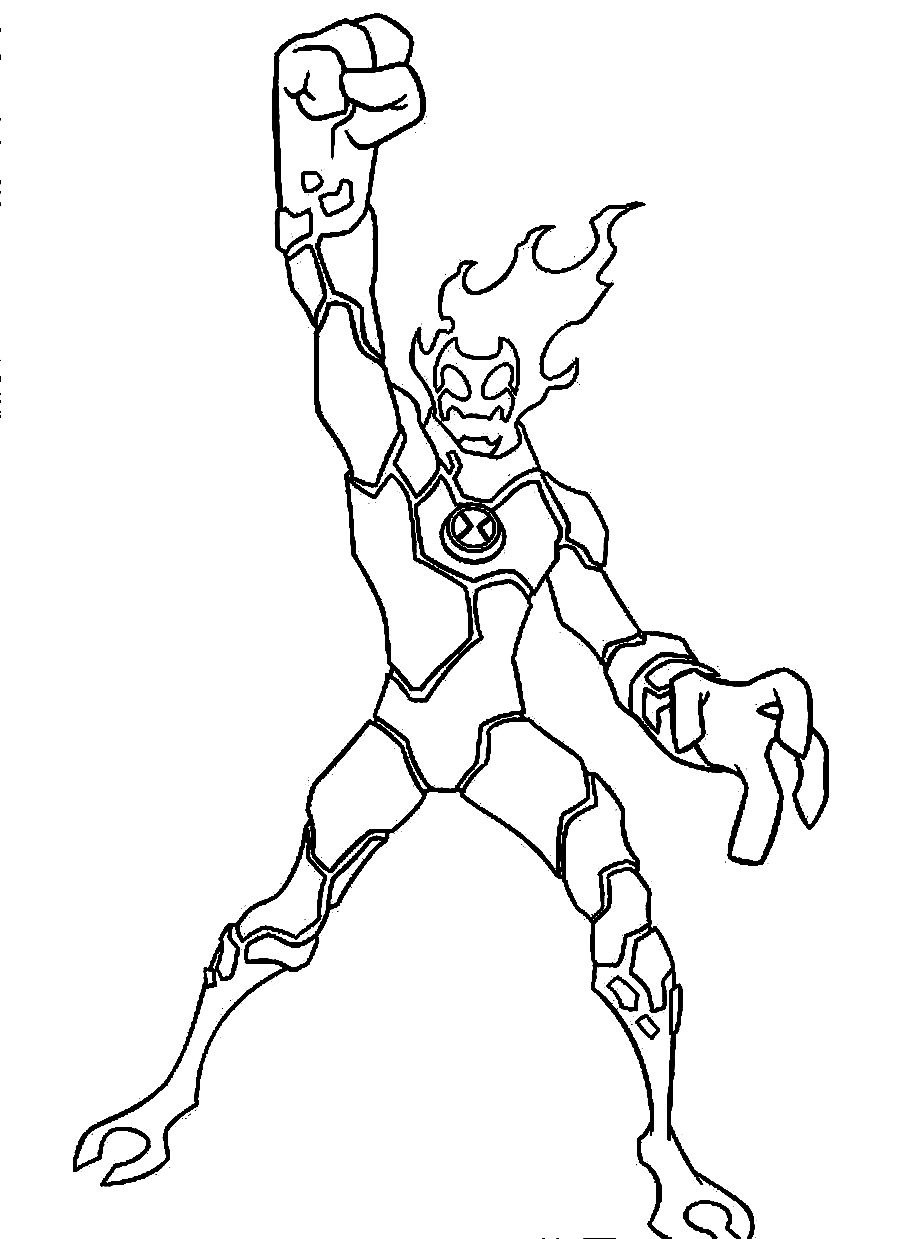 900x1239 Ben Ten Coloring Pages Amazing Of Extraordinary 10 Printable 7211