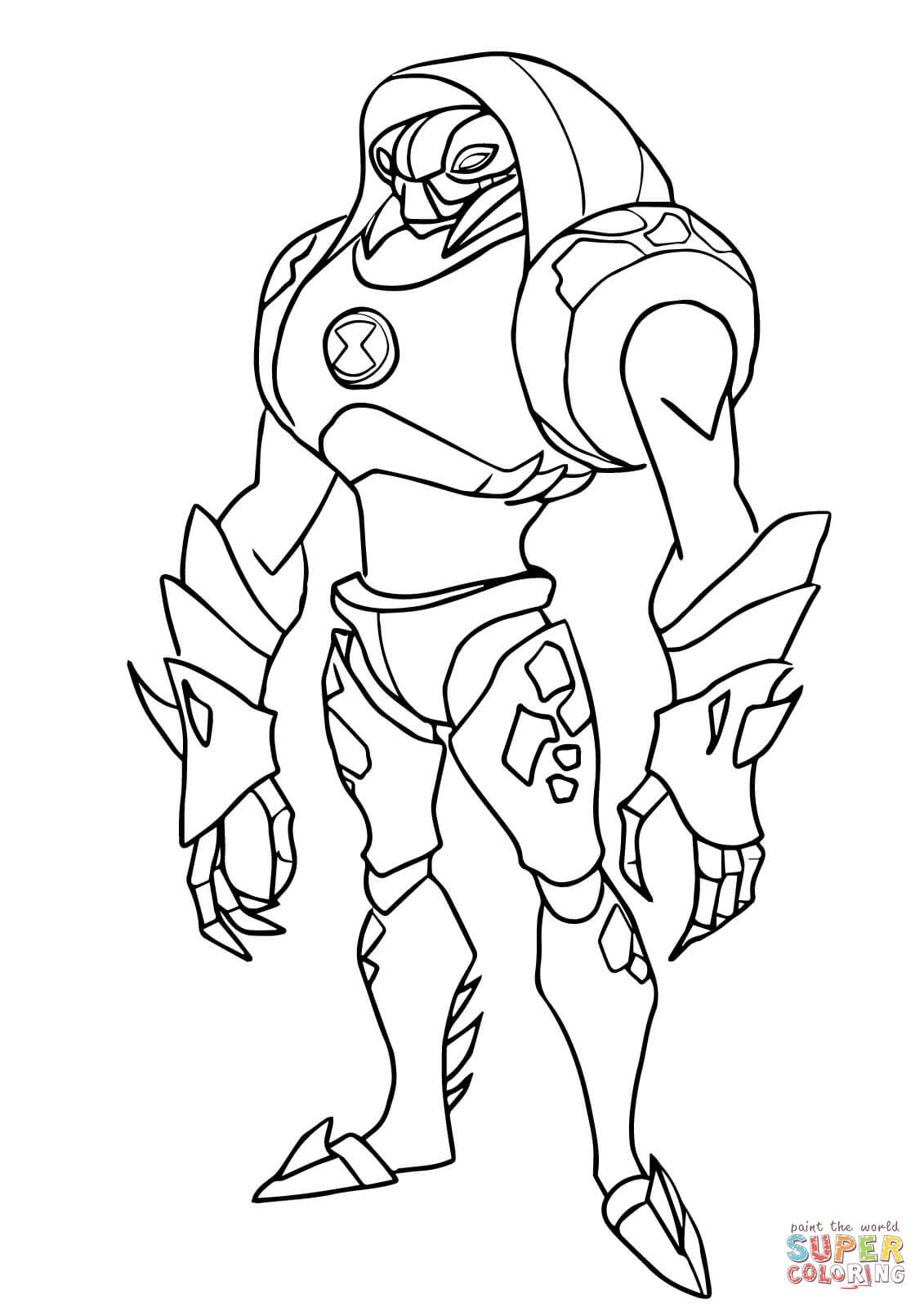 1131x1600 Soar Ben Ten Coloring Pages Ultimate Alien Imp