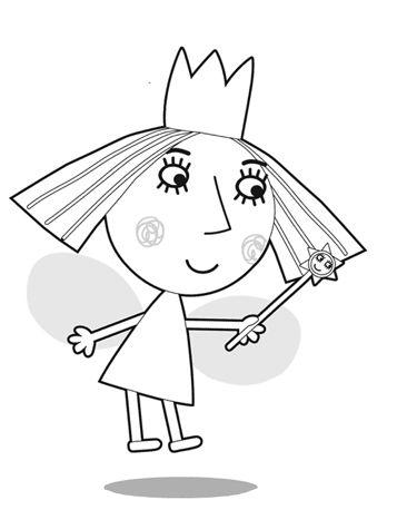 366x458 Ben And Holly's Little Kingdom Coloring Pages Ben And Holy'S