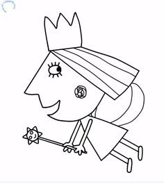 236x265 Print Off This Holly Colouring In Picture From Ben Amp Holly'S