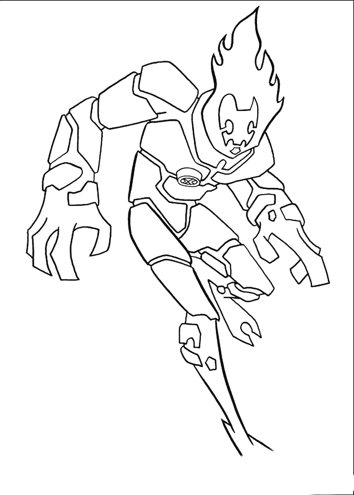 1143x1600 Ben 10 Coloring Pages