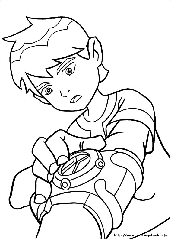 567x794 Ben 10 Coloring Picture