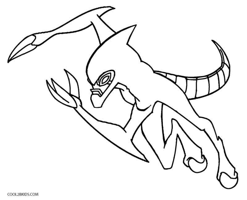 800x649 Printable Ben Ten Coloring Pages For Kids Cool2bkids Cartoon