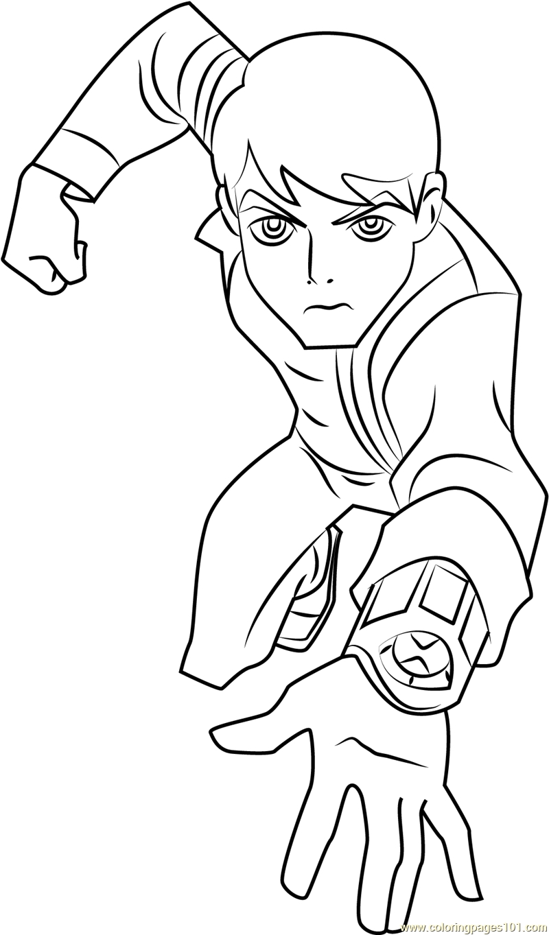 800x1363 Awesome Ben 10 Coloring Pages Gallery Printable Coloring Sheet