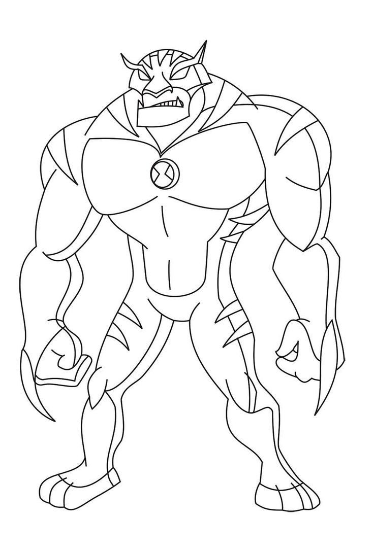 736x1088 Ben 10 Coloring Pages Waybig ~ Cool Coloring Pages
