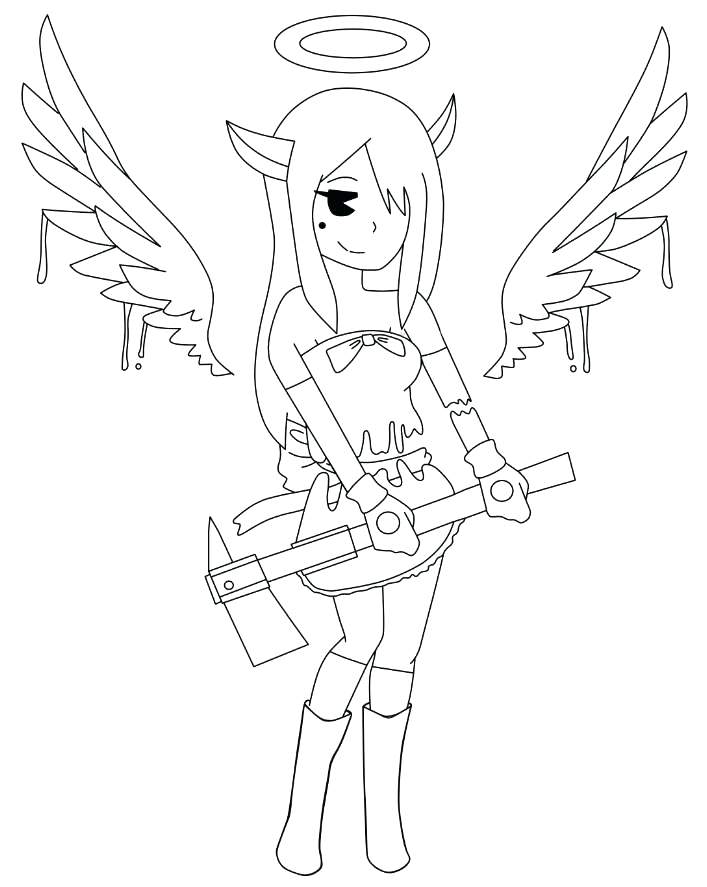 707x887 Idea Bendy And The Ink Machine Coloring Pages Or Line Art 95
